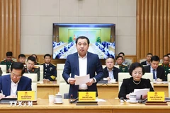 Bộ trưởng Nông nghiệp và Môi trường Trần Đức Thắng. (Ảnh: Dương Giang/TTXVN)