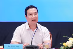 Ông Hồ Kiên Trung - Phó Cục trưởng Cục Môi trường, Bộ Nông nghiệp và Môi trường, chia sẻ tại diễn đàn.