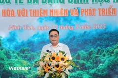 Thứ trưởng Bộ Nông nghiệp và Môi trường Nguyễn Quốc Trị. (Ảnh: Hoài Nam/Vietnam+)