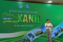 Ông Nguyễn Trung Thắng, Phó Viện trưởng Viện Chiến lược, Chính sách nông nghiệp và môi trường, phát biểu tại sự kiện.