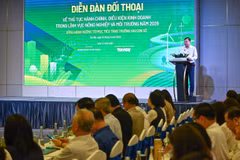 Diễn đàn đối thoại về thủ tục hành chính và điều kiện kinh doanh trong lĩnh vực nông nghiệp và môi trường năm 2026. (Ảnh: BTC)