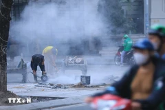 Ô nhiễm không khí. (Ảnh minh họa. Nguồn ảnh: TTXVN)