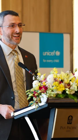 Ông Michael Swanberry - Quyền Phó Đại sứ, Đại sứ quán Hoa Kỳ tại Việt Nam. (Ảnh: PV/Vietnam+)