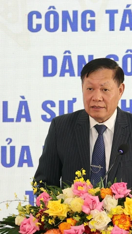 Thứ trưởng Bộ Y tế Đỗ Xuân Tuyên phát biểu tại buổi lễ. (Ảnh: PV/Vietnam+)