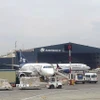 Máy bay của Hãng hàng không Aeromexico. (Ảnh: Phi Hùng/TTXVN)