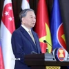Tổng Bí thư Tô Lâm phát biểu tại Lễ kỷ niệm 30 năm Việt Nam gia nhập ASEAN ở Thủ đô Jakarta, Indonesia, ngày 10/3/2025. (Ảnh: Thống Nhất/TTXVN)