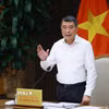 Thủ tướng Lê Minh Hưng chủ trì cuộc họp về cắt giảm thủ tục hành chính, điều kiện kinh doanh. (Ảnh: Dương Giang/TTXVN)