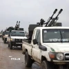 Các lực lượng quân đội Syria được triển khai tại thị trấn Deir Hafer, tỉnh Aleppo ngày 17/1/2026. (Ảnh: THX/TTXVN)