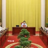 Chủ tịch nước Lương Cường chủ trì làm việc với Văn phòng Chủ tịch nước về công tác tháng 8/2025 và nhiệm vụ trọng tâm công tác tháng 9/2025. (Ảnh: Lâm Khánh/TTXVN)