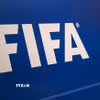 Biểu tượng Liên đoàn Bóng đá thế giới (FIFA). (Ảnh: AFP/TTXVN)