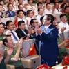 Thủ tướng Phạm Minh Chính dự Đại hội Thi đua “Vì an ninh Tổ quốc” lần thứ 9. (Ảnh: Dương Giang/TTXVN)