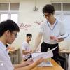 Thí sinh dự thi vào lớp 10. (Ảnh: TTXVN)