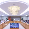 Phó Thủ tướng Trần Hồng Hà chủ trì hội nghị. (Ảnh: Văn Điệp/TTXVN)
