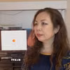 Bà Julie Nguyễn trong cuộc trả lời phỏng vấn phóng viên TTXVN tại Canada. (Ảnh: Hà Linh/TTXVN)