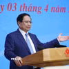 Thủ tướng Phạm Minh Chính, Trưởng Ban Chỉ đạo quốc gia về hội nhập quốc tế kết luận phiên họp của Ban Chỉ đạo. (Ảnh: Dương Giang/TTXVN)