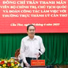 Chủ tịch Quốc hội Trần Thanh Mẫn phát biểu. (Ảnh: Doãn Tấn/TTXVN)