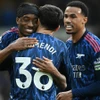 Arsenal tạm bỏ xa nhóm bám đuổi 7 điểm. (Nguồn: Getty Images)