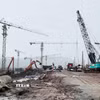 Công trường thi công Trung tâm tổ chức Hội nghị APEC tại đặc khu Phú Quốc, tỉnh An Giang. (Ảnh: Lê Huy Hải/TTXVN)