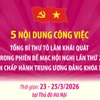 Năm nội dung công việc Tổng Bí thư khái quát trong phiên bế mạc Hội nghị Trung ương 2 khóa XIV