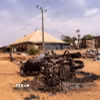 Hiện trường một vụ tấn công ở Nigeria. (Ảnh: Anadolu Agency/TTXVN)