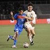 Philippines (áo xanh) liệu có thể gây sốc để loại Thái Lan khỏi AFF Cup 2024?