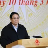 Thủ tướng Phạm Minh Chính chủ trì phiên họp. (Ảnh: Dương Giang/TTXVN)