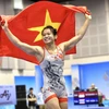Nguyễn Thị Mỹ Linh cũng đã giành HCV SEA Games cùng hai cô chị. (Nguồn: Báo Thanh Niên)