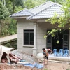 Một ngôi nhà trong chương trình xóa nhà tạm. (Ảnh: Quý Trung/TTXVN)