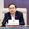 Chủ tịch Quốc hội Trần Thanh Mẫn phát biểu. (Ảnh: Doãn Tấn/TTXVN)