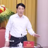 Chủ tịch nước Lương Cường phát biểu chỉ đạo. (Ảnh: Lâm Khánh/TTXVN)