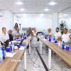 Quang cảnh buổi gặp gỡ doanh nghiệp diễn ra hôm 18/6 tại CCI Chenoua-Tipaza. (Ảnh: Trung Khánh/TTXVN)
