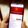 Ứng dụng VneID. (Ảnh: TTXVN phát)