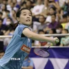 Thùy Linh vào chung kết Canada Open 2025. (Ảnh: Thanh Vũ/TTXVN)