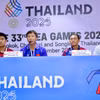 Quang cảnh họp báo trước trận chung kết giữa U22 Việt Nam và U22 Thái Lan. (Nguồn: VFF)