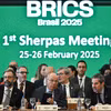 Ngoại trưởng Brazil Mauro Vieira (giữa) tại phiên họp. (Nguồn: VCG)