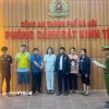 Nhóm bị can trong đường dây giết mổ, tiêu thụ lợn bệnh bị khởi tố. (Ảnh: TTXVN phát)