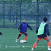 U17 nữ Việt Nam nỗ lực tập luyện trong giá lạnh tại Trung Quốc. (Nguồn: VFF)