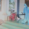 Phun hóa chất diệt muỗi. (Ảnh: TTXVN)