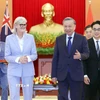 Tổng Bí thư Tô Lâm tiếp Toàn quyền Australia Sam Mostyn thăm cấp Nhà nước tới Việt Nam. (Ảnh: Thống Nhất/TTXVN)