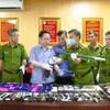 Tang vật thu giữ của vụ án. (Ảnh: TTXVN phát)