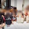 Một nhóm đối tượng bị bắt giữ. (Nguồn: nationthailand)