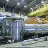 Quang cảnh bên trong nhà máy điện hạt nhân Bushehr ở miền Nam Iran. (Ảnh: FARS NEWS AGENCY/TTXVN)