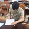 Ông H.V.N. làm việc với cơ quan Công an. (Nguồn: Báo Công an Nhân dân)