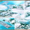 Phối cảnh tổng thể Khu kinh tế Đình Vũ-Cát Hải đến năm 2045. (Ảnh: Mạnh Tú/TTXVN)