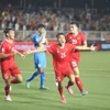Doãn Ngọc Tân ghi bàn giúp Việt Nam hòa Philippines kịch tính. (Nguồn: VFF)