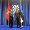 Phó Thủ tướng, Bộ trưởng Ngoại giao Bùi Thanh Sơn gặp Bộ trưởng Ngoại giao Estonia Margus Tsahkna.