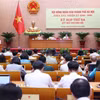Kỳ họp thứ ba, Hội đồng Nhân dân thành phố Hà Nội khóa XVII. (Ảnh: Văn Điệp/TTXVN)