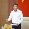 Thủ tướng Lê Minh Hưng làm việc với lãnh đạo Bộ Xây dựng. (Ảnh: Dương Giang/TTXVN)