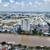 Phường Long Xuyên được định hướng trở thành trung tâm kinh tế-dịch vụ hiện đại của tỉnh An Giang. (Ảnh: Thanh Sang/TTXVN)