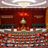 Phiên bế mạc Hội nghị lần thứ hai Ban Chấp hành Trung ương Đảng khoá XIV. (Ảnh: Doãn Tấn/TTXVN)